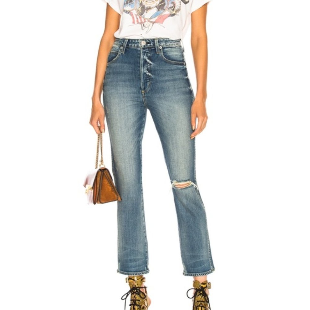 Amo Chloe Crop jean in Girl Crush